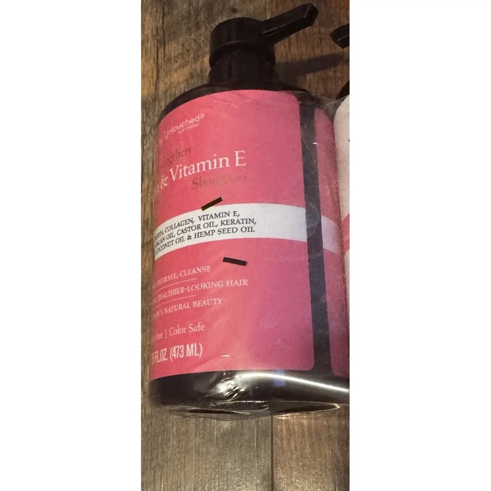 BEAUTY UNTOUCHED~ KERATIN & VITAMIN E  STRENGTHENING‎ SHAMPOO & CONDITIONER 32OZ